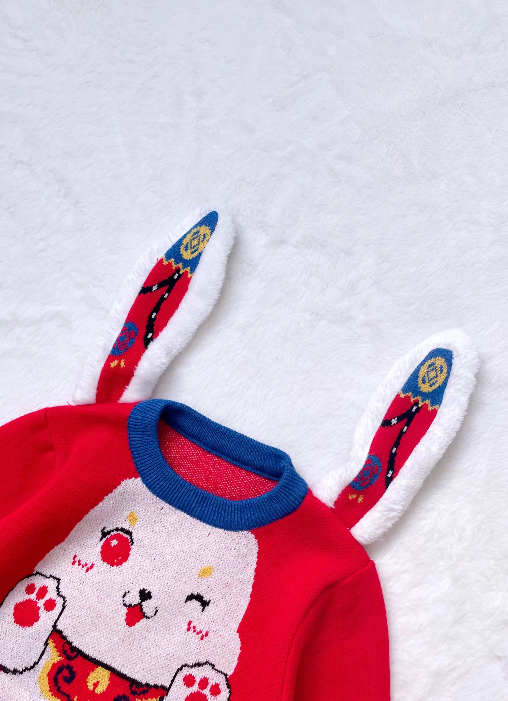 Robe Bébé Fille Manches Longues Avec Oreilles De Lapin - Jaune - Taille 0-4 Mois - Neuf Avec étiquettes