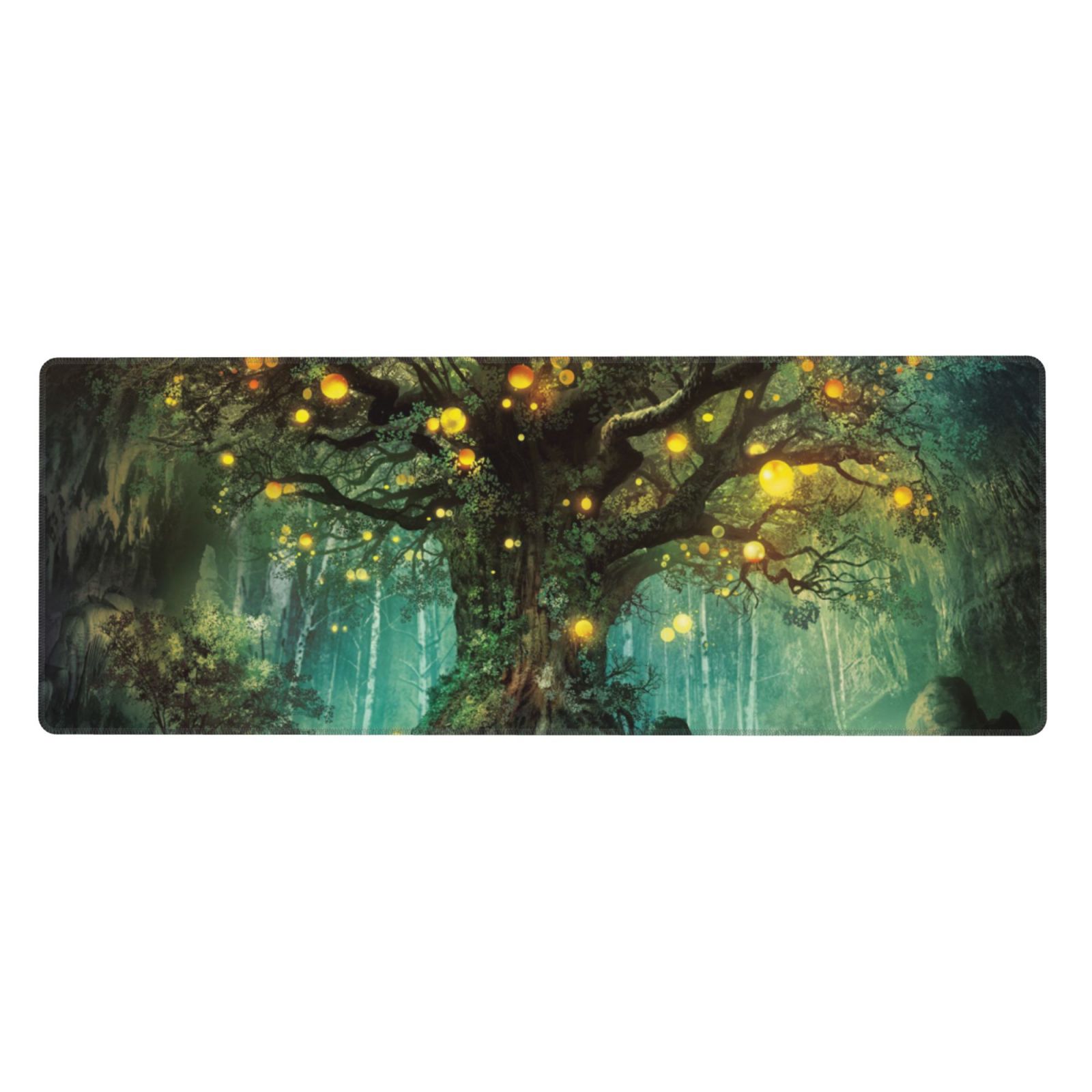 1pc Forêt Cerf Motif Peinture Gaming Tapis de Souris Étendu - Temu