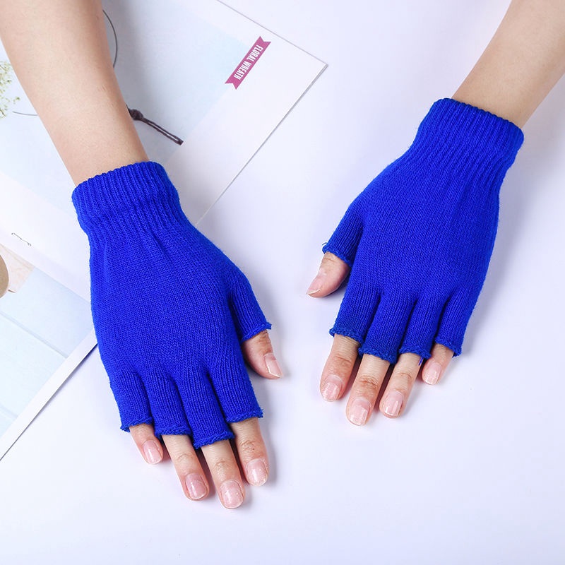 Tancyechy, Guantes sin Dedos Tejidos de algodón Unisex, Guantes de