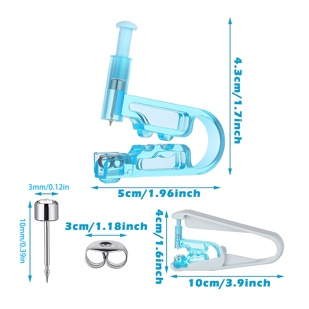 11pcs Set Disposable Self Ear Piercing Gun Disposable Safety Ear