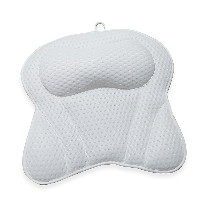 Meo Full Body Bath Pillow, Ergonomic Spa Bathtub Pillow for Tub, Non-Slip Thick Waterproof Bathroom Pillow Bath Tub Accessory for Head Neck Shoulder Back