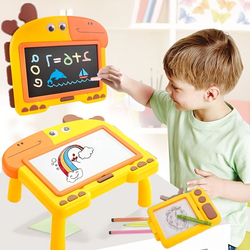 Double sided Magnetic Drawing Board For Kids Reversible - Temu