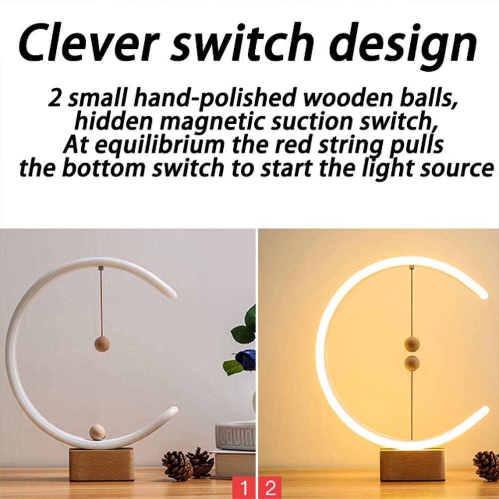 Tao - Modern Nordic Magnetic Balance LED Lamp