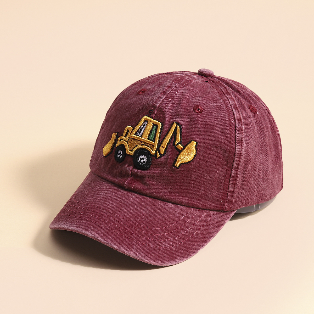 帽子 TTTMSW MULTI EMBROIDERY CAP BROWN kids baseball cap cartoon excavator embroidery sun - Temu Canada