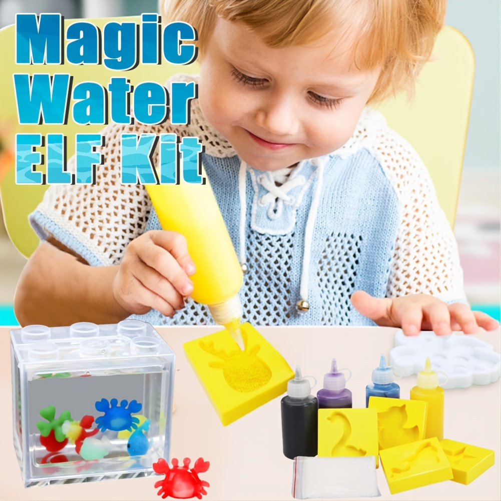 WEERHXAON Magic Water Elf Beads Toy Set with Box, Squishy DIY