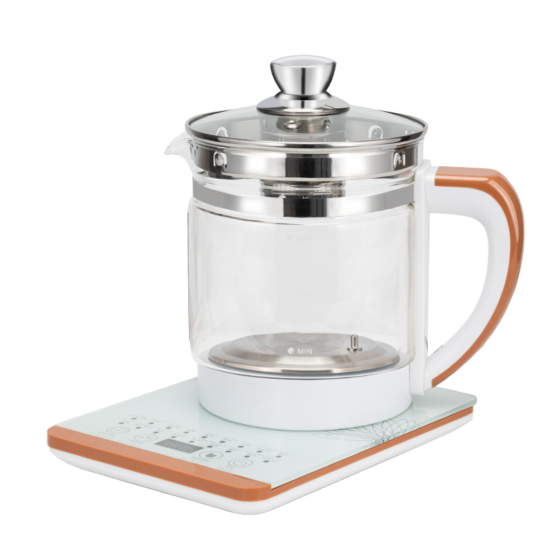 1pc Glass Teapot Stovetop 18.6 OZ with, Borosilicate Clear Tea Kettle with  Removable 18/8 Stainless Steel Infuser, Teapot Blooming and Loose Leaf Tea  Maker Tea Brewer for Camping, Travel