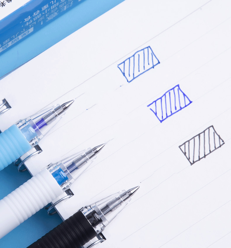 Bolígrafos de gel borrables, paquete de 15 bolígrafos retráctiles  borrables, punta fina, desaparecen los errores, 8 tintas negras y 7 azules  para