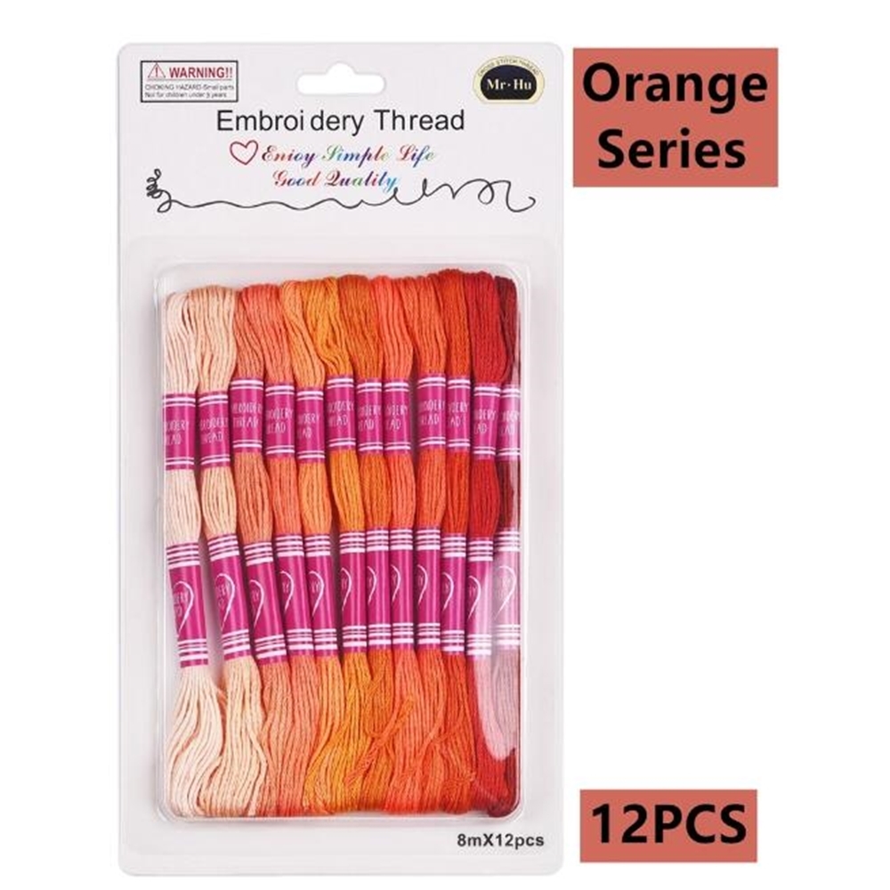 Buy 8Pcs Multi Color Anchor Similar Thread Cross Stitch Cotton Sewing  Skeins Embroidery Thread Floss Kit Sewing Tools Craft Online - 360  Digitizing - Embroidery Designs