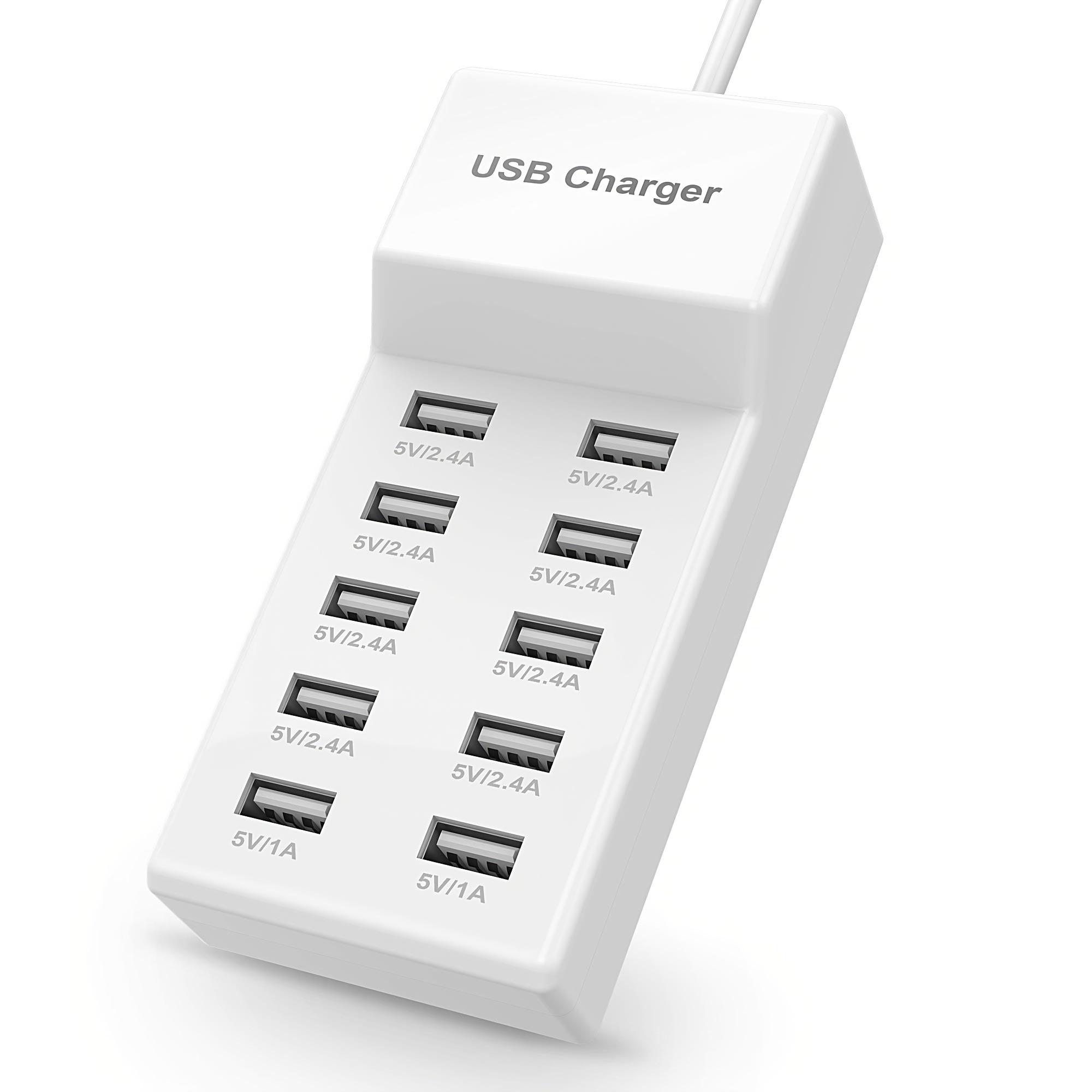 Regleta de alimentación USB Rebirth 3 tomacorrientes, regleta USB