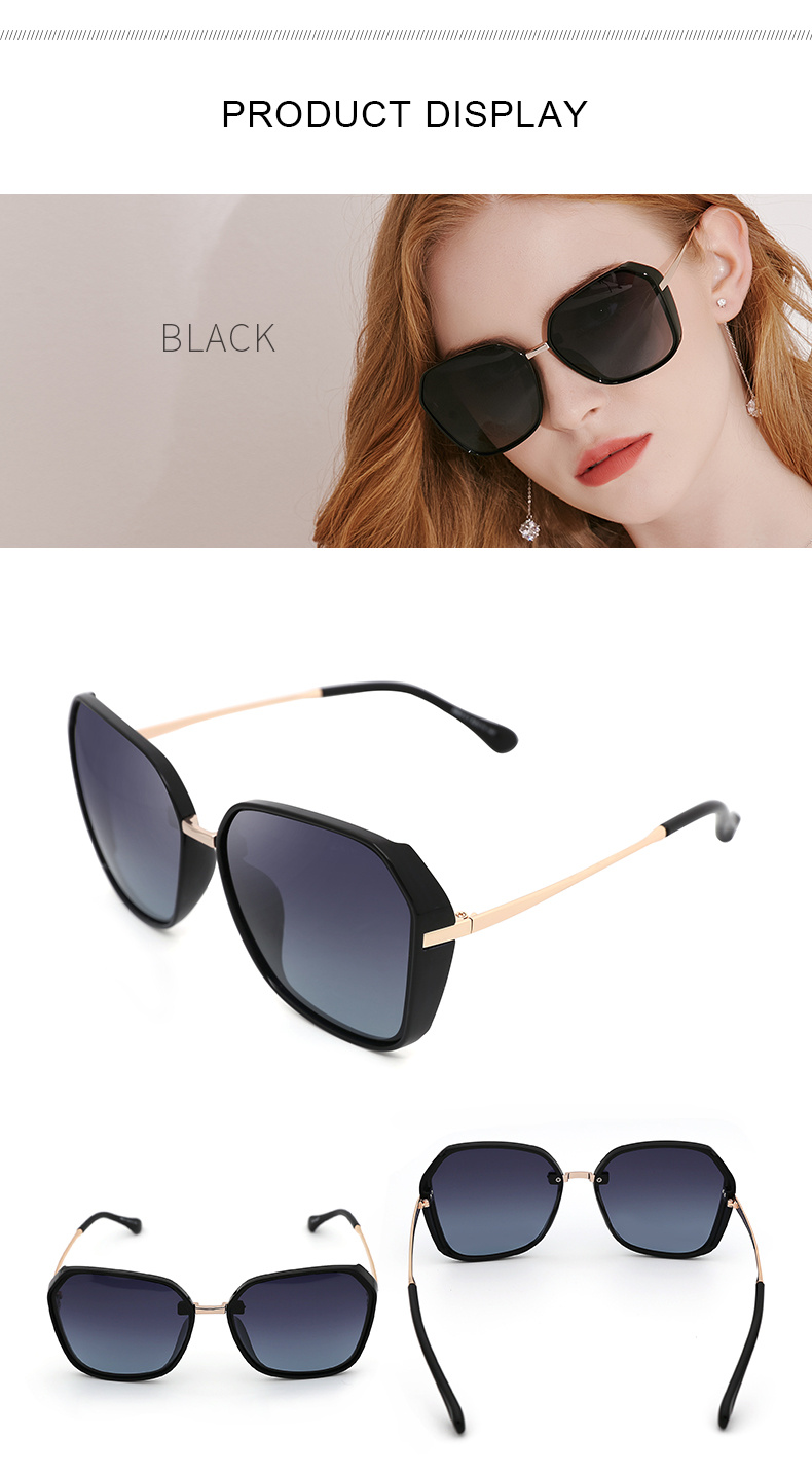 Gafas de sol retro de media montura, gafas de sol para exteriores con  protección UV y lentes grandes retro, gafas de sol para mujer - Temu