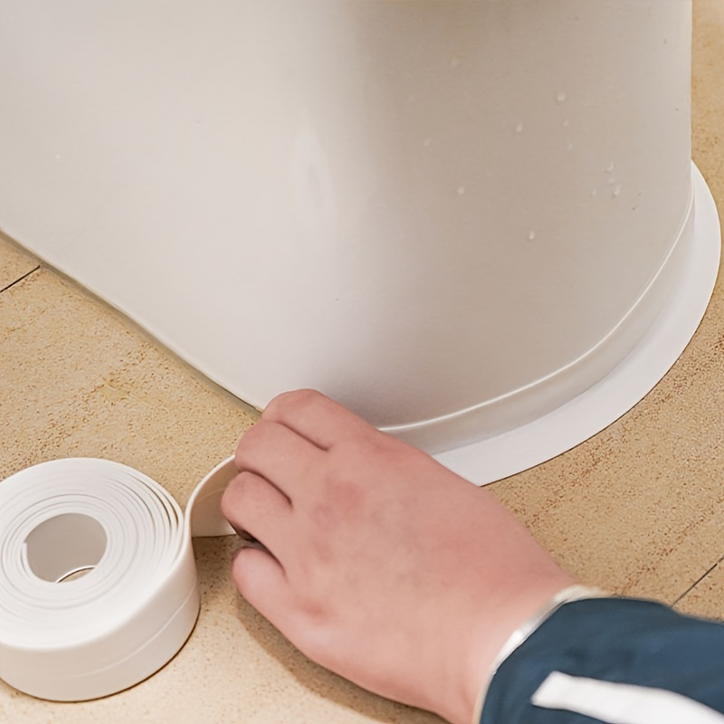 

1 Roll Pvc Waterproof Sealing Strip, Self Adhesive Sink Stove Crack Strip, Kitchen Bathroom Bathtub Corner Sealant Tape