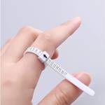 1 PC Ring Sizer Ring Measurement Tool Reusable Finger Size Gauge Ring Measure Tool Jewelry Measuring Tools 1-17 USA Rings Size Measuring Tools