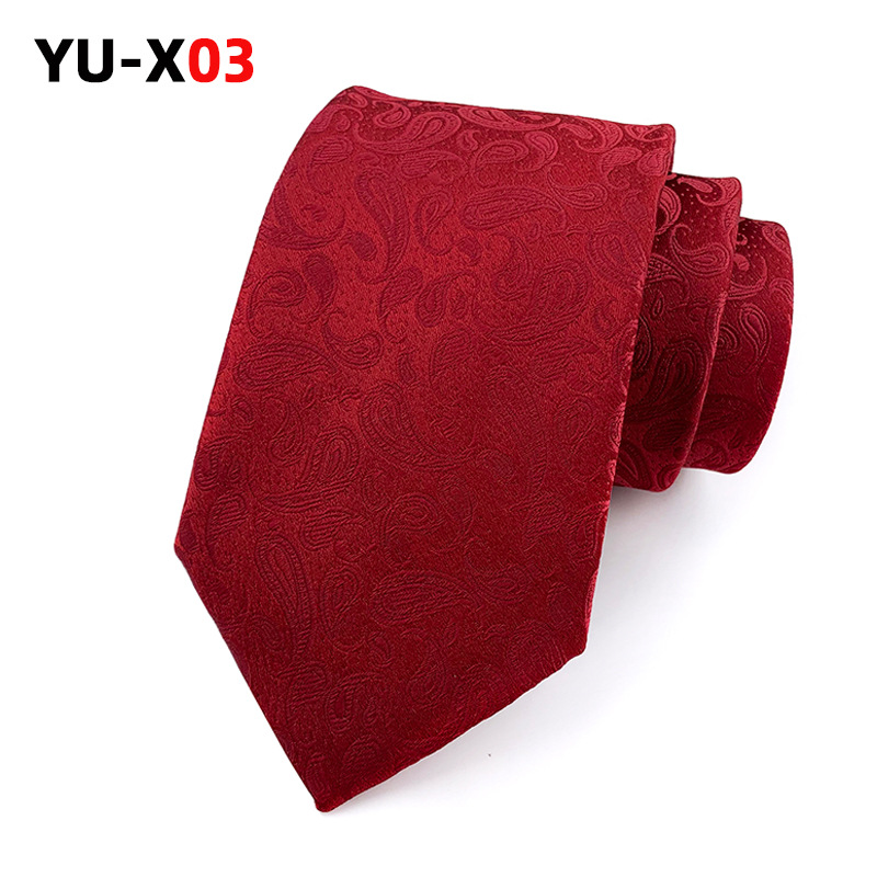 Mens Fashion Casual Vintage Business Jacquard Polyester Tie, Free  Shipping, Free Returns