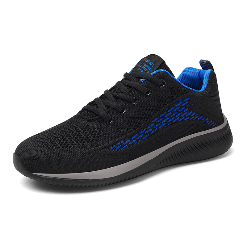 Men's Fashion Lightweight Breathable Mesh Lace-up Running Shoes Walking ...