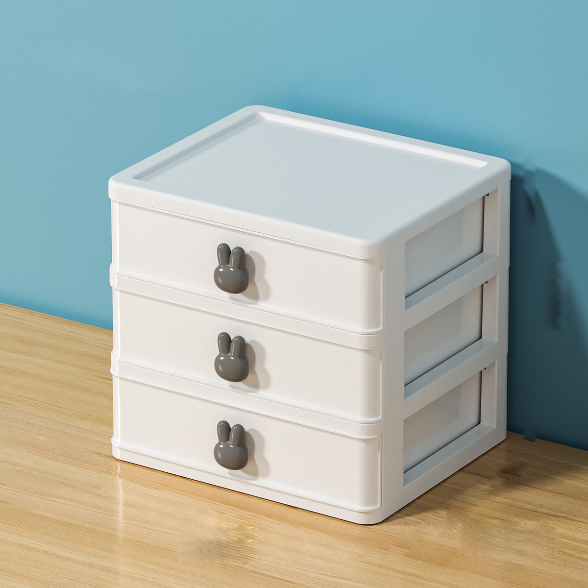 Three-layer Desktop Drawer Storage Box - Temu