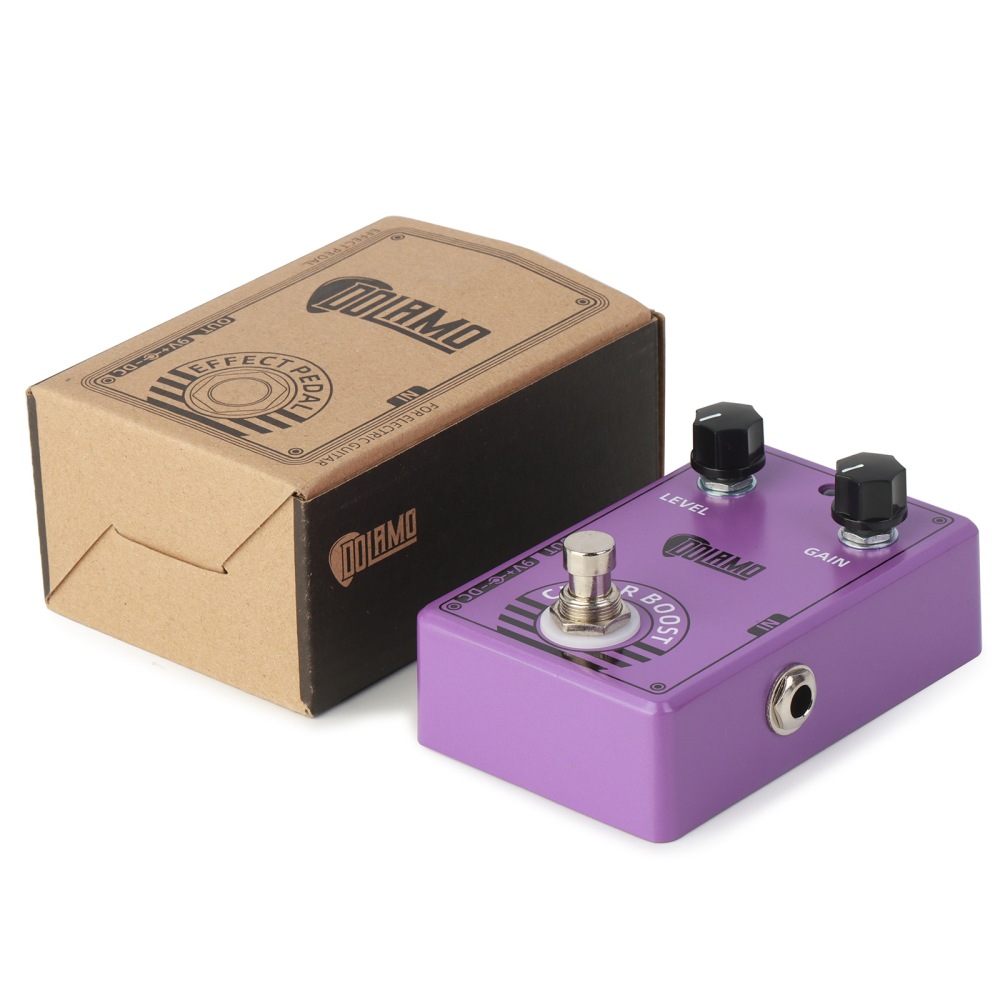 Boost Pedal for Electric Guitar and Bass, Mini Clean Booster Pedal, True  Bypass, More or Less 14dB Change for Frequencies Under 250Hz or Above 1KHz