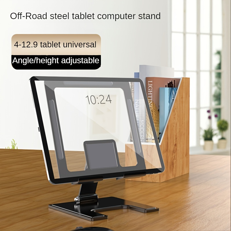  UGREEN Tablet Stand Holder for Desk Height Adjustable Aluminum  Foldable Desktop Tablet Holder Wide Base Dock Multi-Angle Riser Compatible  with iPad Pro 12.9, 11, 10.5 Air Mini 6 5 4 3 2, Grey : Electronics