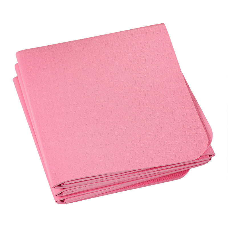 Non Slip Foldable Yoga Mat Lightweight Portable Durable