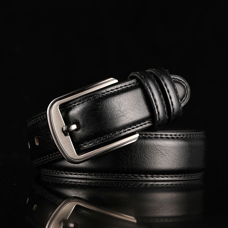 European And American Men's Fashion Pin Buckle Belt - Temu