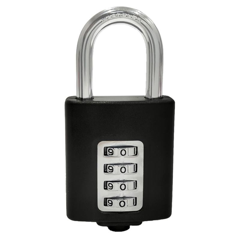 1pc Zinc Alloy 4-digit Combination Lock For Gym Locker, Cabinet, Door