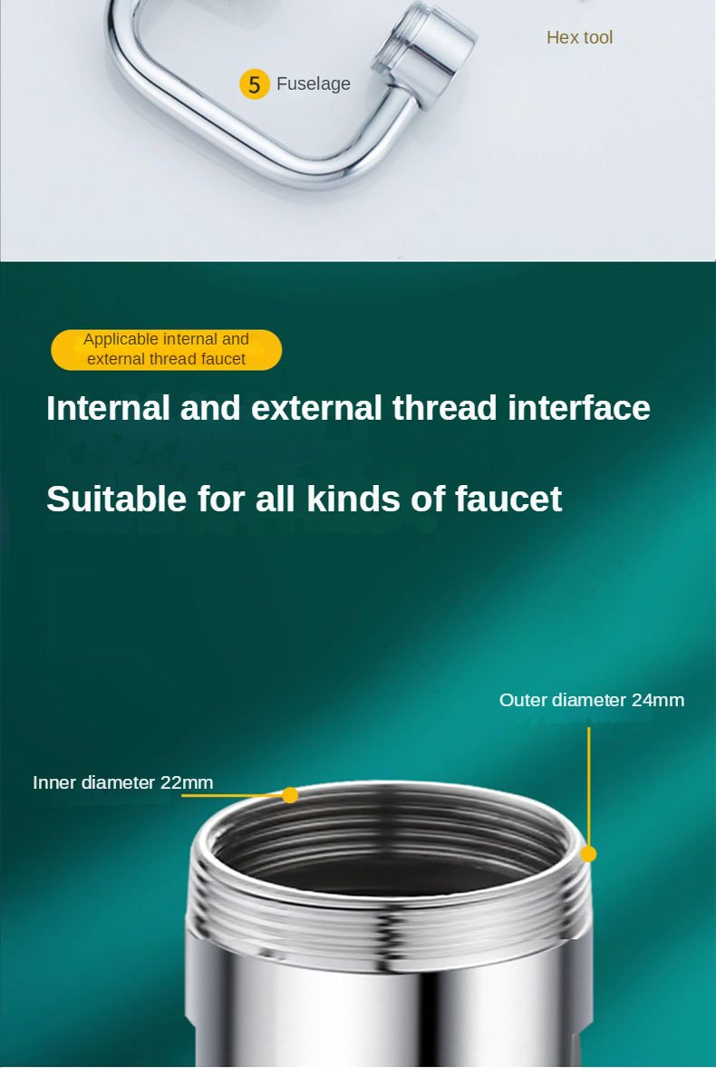 Universal Faucet Extender 1080° Rotation Faucet Aerator Temu New Zealand