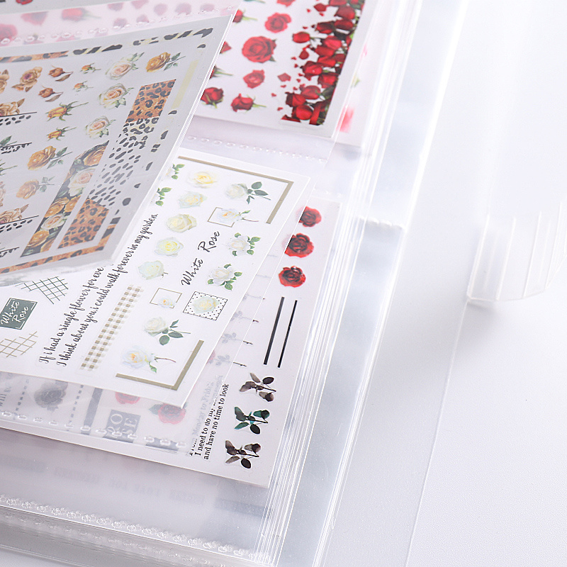 Large Nail Art Sticker Storage Album Organize And Display Your Nail Decals With Ease Temu