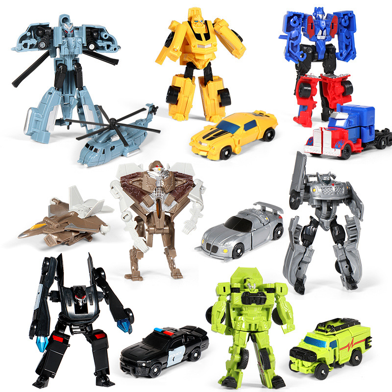 Transformation Toy Robot Mini Big Car Small Full Set Model Assembly ...