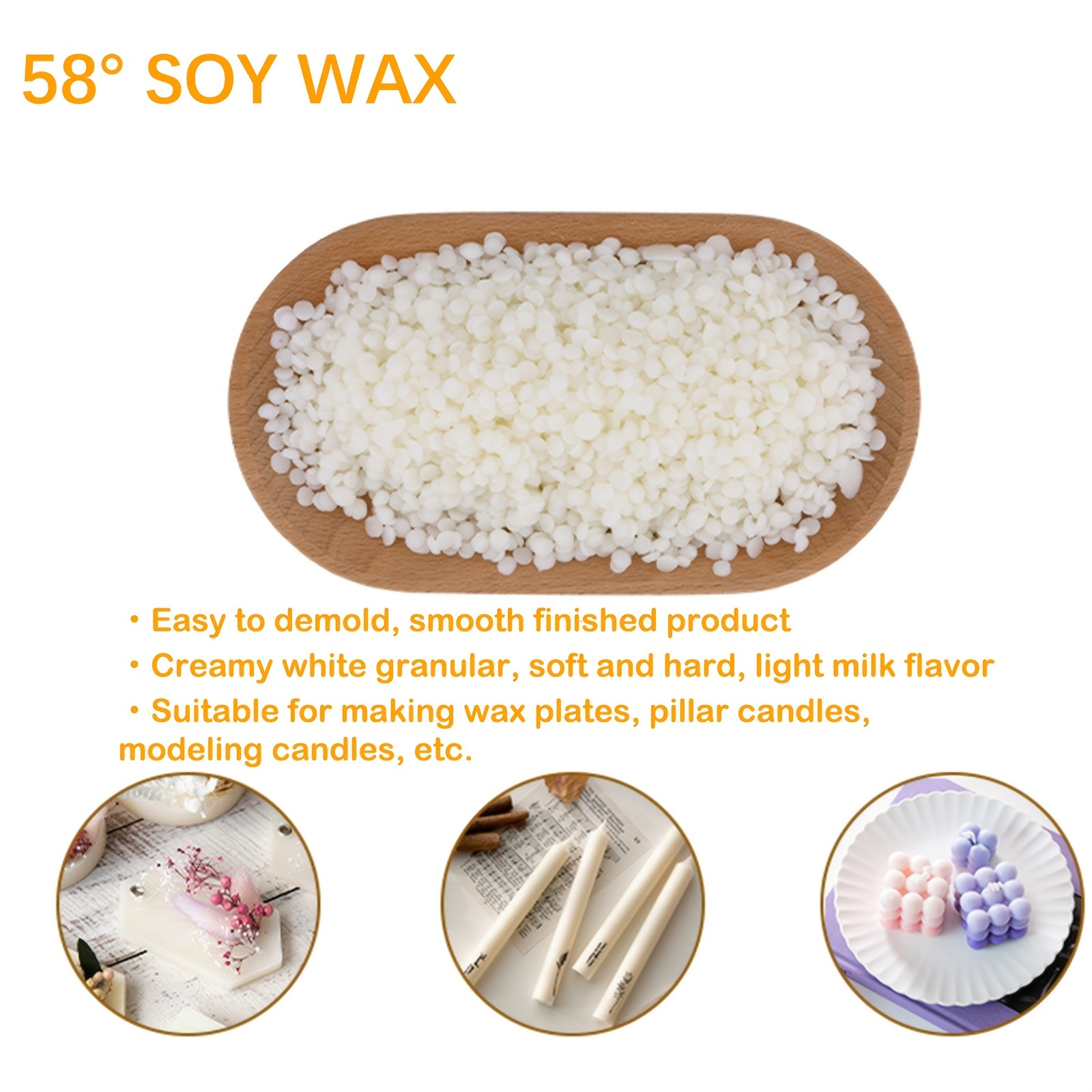 Soy Wax Candle Material soy Wax For Candle Making White - Temu