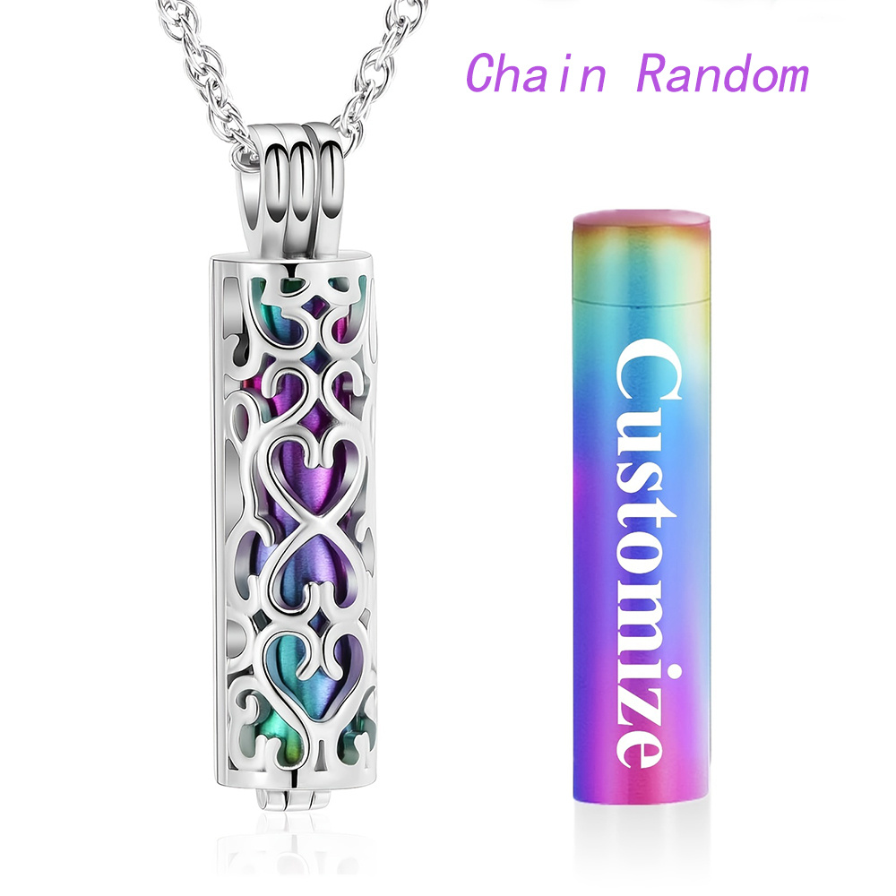 Cylinder on sale urn necklace