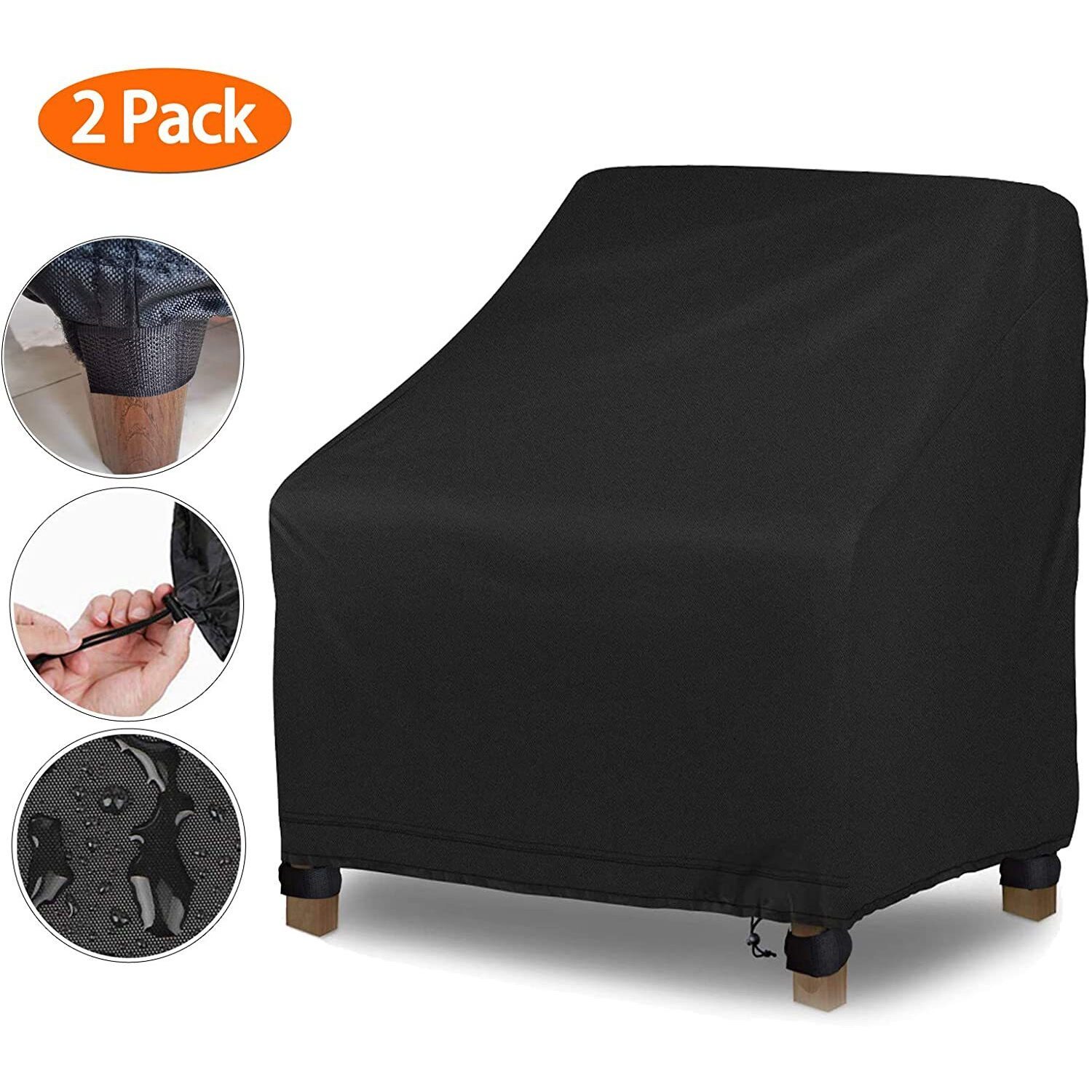 Upgrade Your Outdoor Furniture with this Waterproof Dust Cover - Perfect for Garden Balcony Courtyard Chair & Double Sofa!