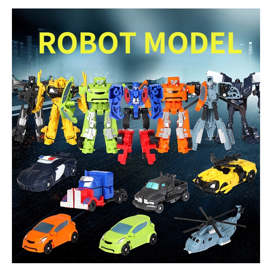 Transformation Toy Robot Mini Big Car Small Full Set Model - Temu