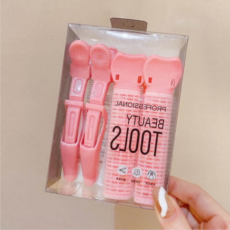 Korean Hair Curly Roller Set Natural Fluffy Root Bangs Hair Temu