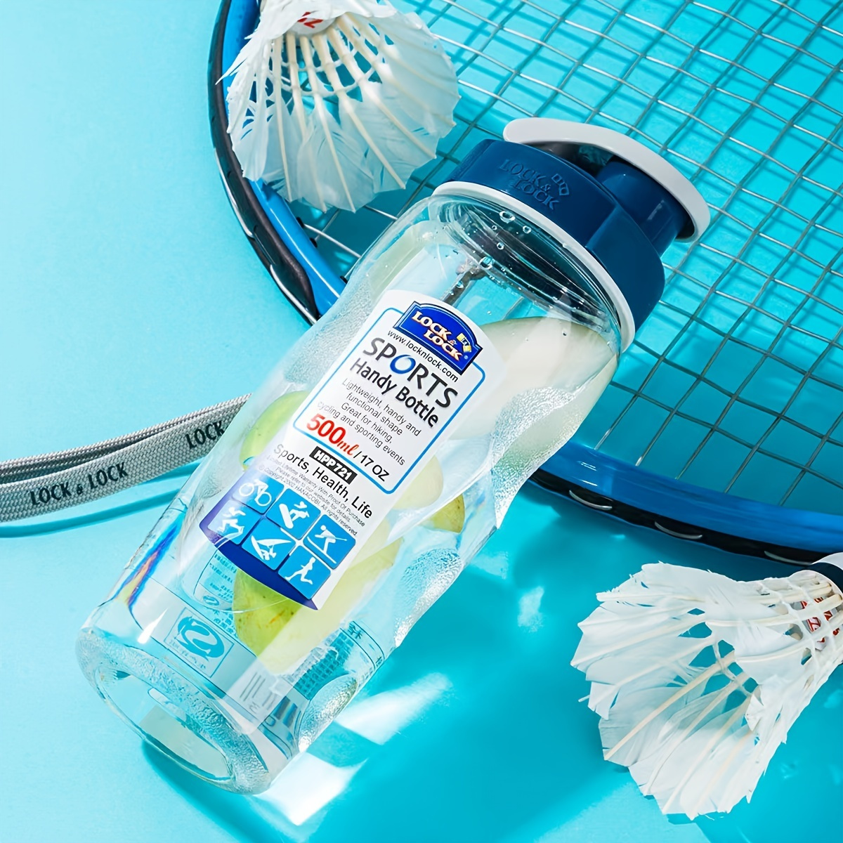 1pc Hand Held Sports Portable Cup Plastic Kettle Leak Proof Creative