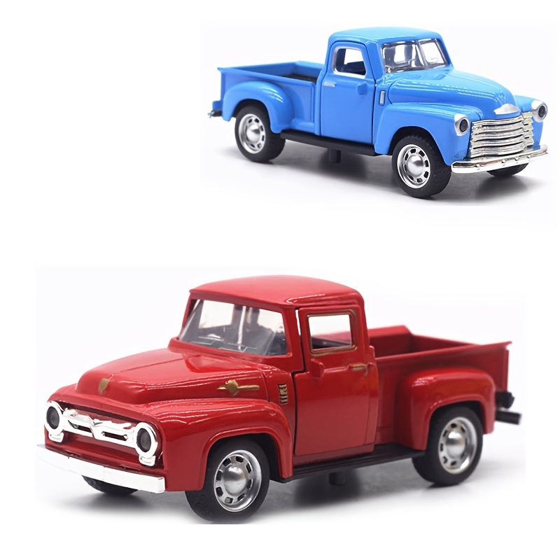 

Simulation 1:32 Alloy Vintage Pickup Truck Model Children's Toys Automobile Pendulum Parts Car Model Boy Toys
