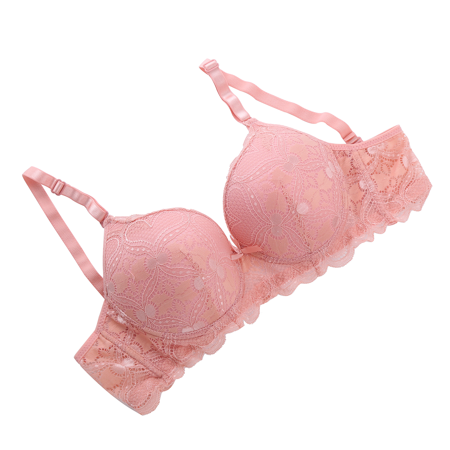 Buy EVERYDAY WEAR FULL COVERAGE LACE PINK BRA for Women Online in India