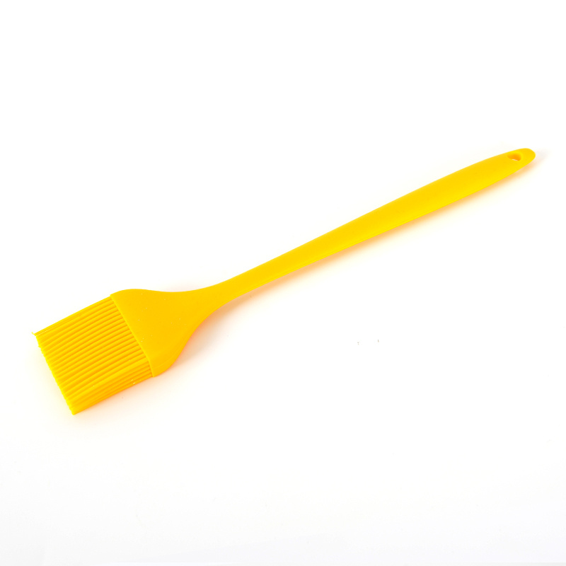 Kitchenware Silicone Cooking Tool Baster Turkey Barbecue Pastry Brush Yellow