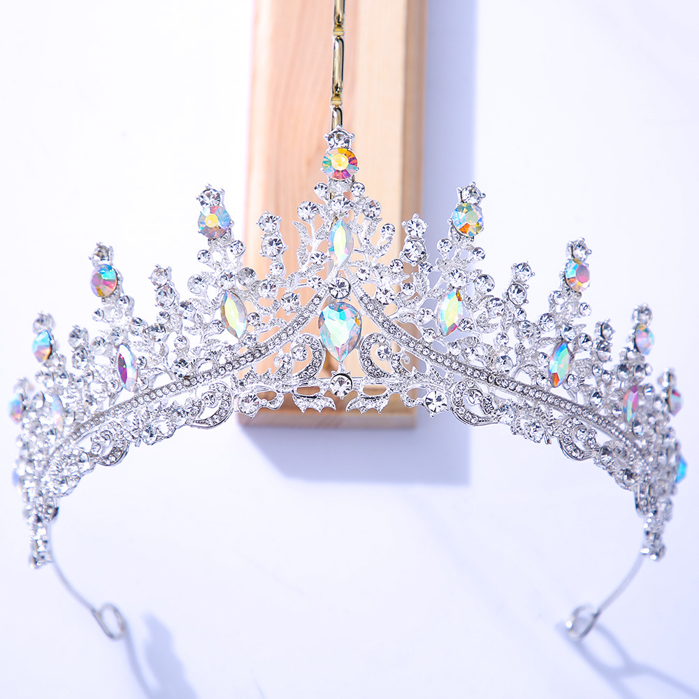Colorful Rhinestone Shiny Crown Accessori Capelli Sposa - Temu Italy
