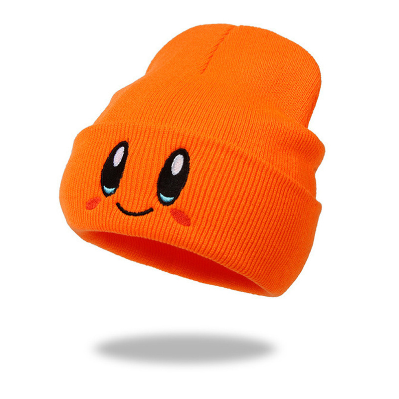 Big Eye Embroidered Cartoon Beanie Hat