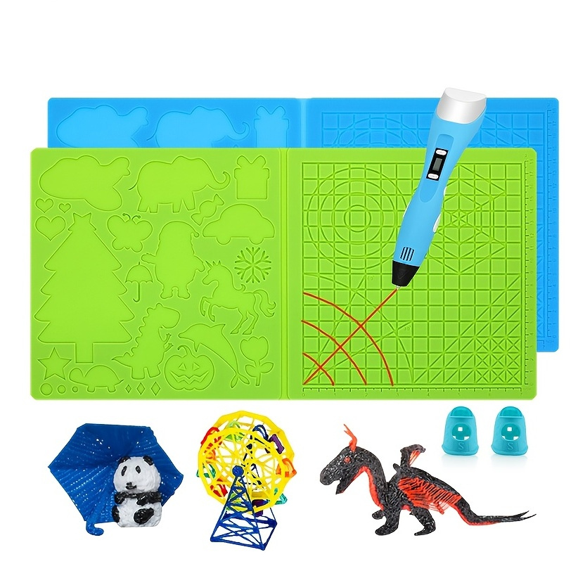 3d Printing Pen Silicone Design Pad Diy Creative Drawing - Temu