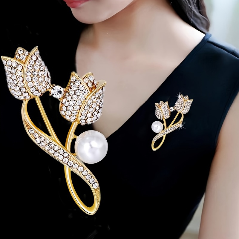  Brooches and Pins Jewelry for Women Girls Temperament All Coat  Pearl Corsage Brooch Women's High End Three Brooch Jewelry for Elegant  Bridal Wedding Teacher (Beige, One Size) : Clothing, Shoes 