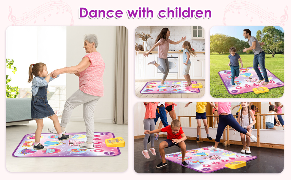 Tapis de danse pour enfants, tapis de danse electronique avec
