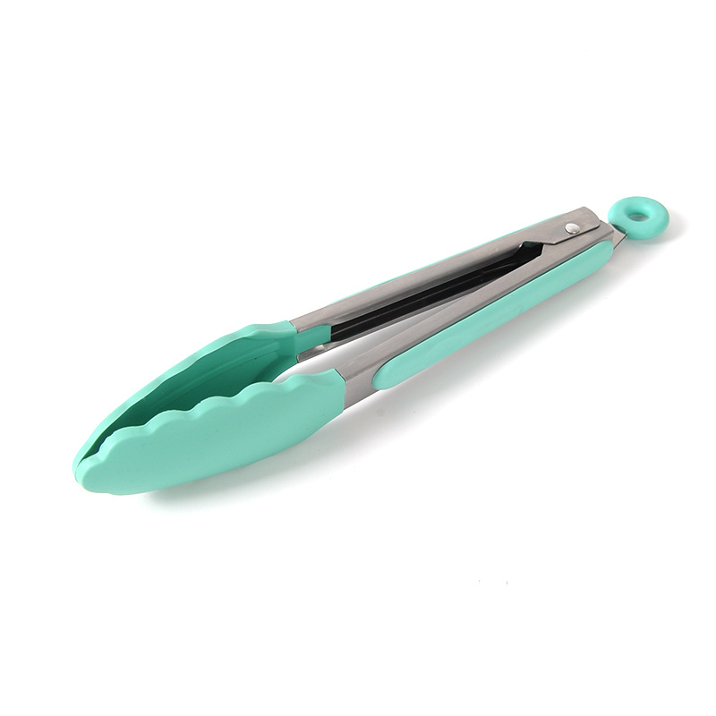 YAWALL Tongs for Cooking 2 PCS Kitchen Tongs with Silicone Tips Rubber  Tipped Tongs Utensils for Food Serving(Green)