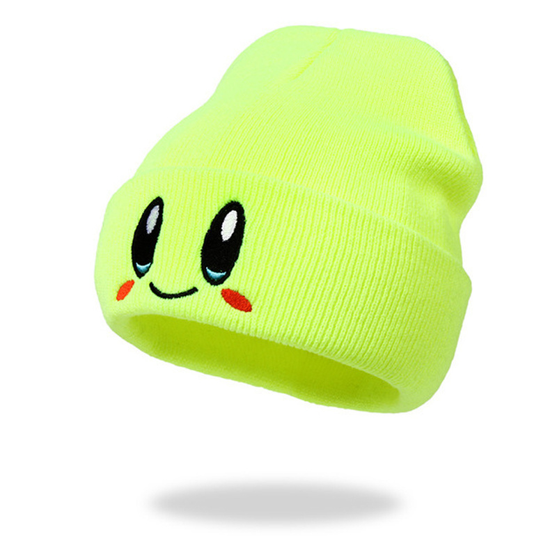 Big Eye Embroidered Cartoon Beanie Hat