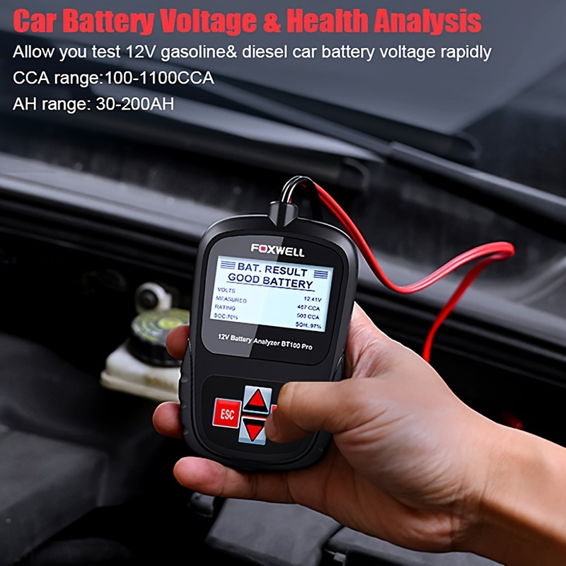 24v 12v Bt100 Car Battery Load Tester Alternator Automotive 100 To