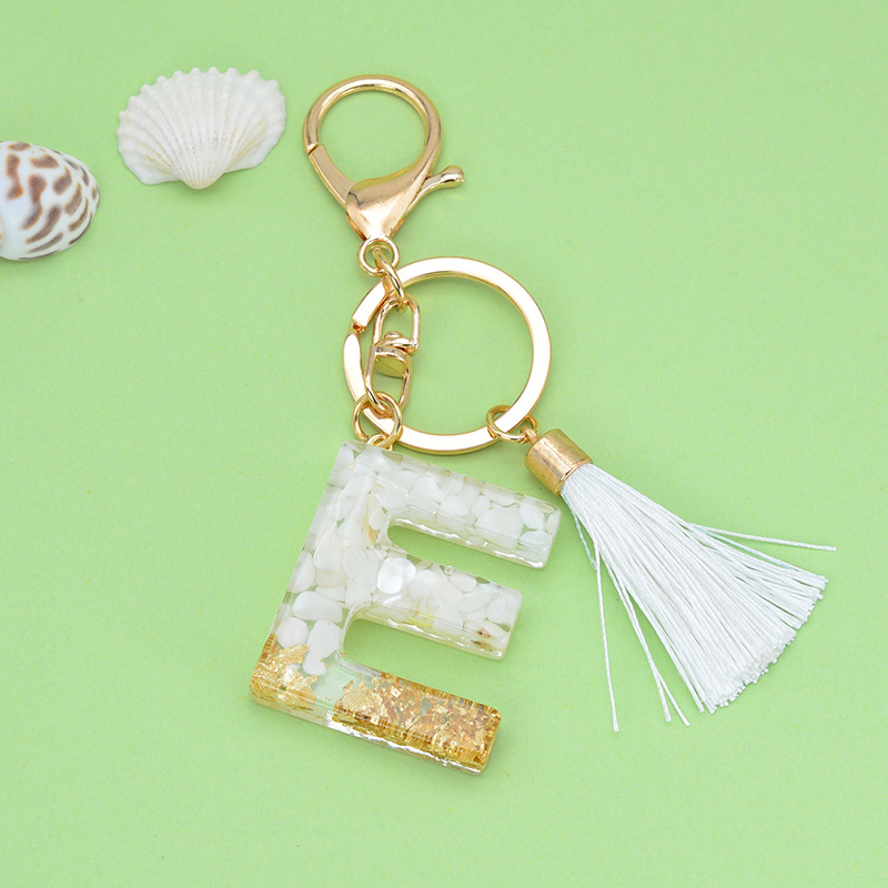 Single Letter/Initial Resin Keychain – KayZee Designs