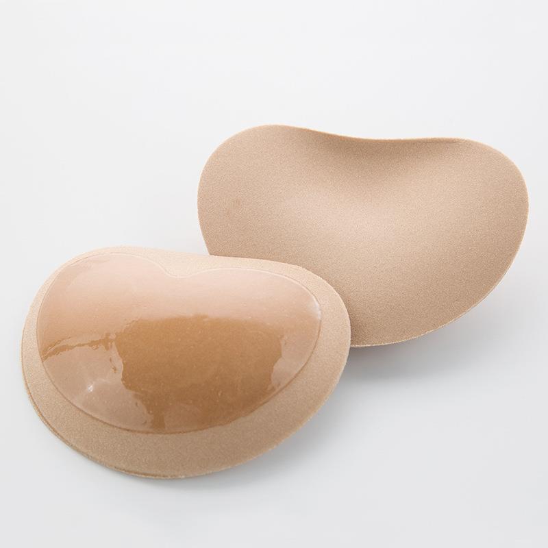 1 Pair Sponge Breast Forms Fake Boobs Enhancer Bra Padding Inserts