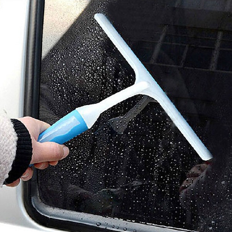  GS Silicone Water Wiper Plate Glass Cleaner Scraper Quick  Drying Blade Squeegee Auto Car Windshield Window Washing Cleaning  Accessories Tool : Automotive