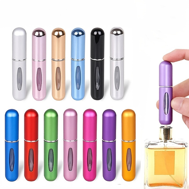 

Portable Perfume Atomizer - 5ml Refillable Mini Aluminum Spray Bottle For Travel And Cosmetics - Convenient