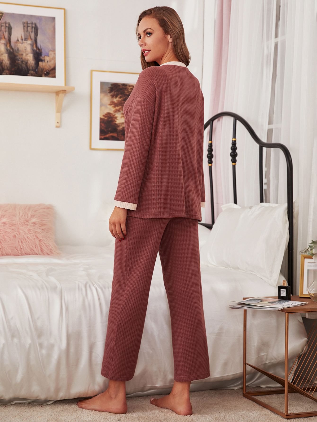 Longline pyjama set hot sale