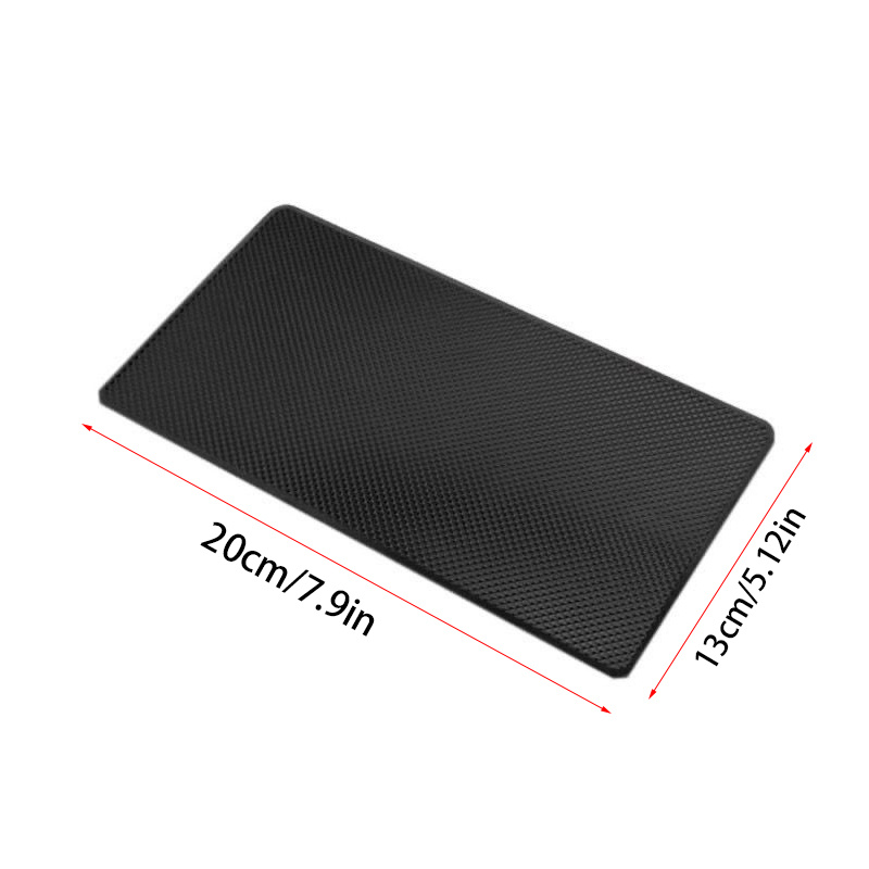 Zmoso Dashboard Mat Rubber Anti-Slip Mat, 2-Pack 10.6*5.9 7.3 4.9 car  Non Slip mat，Car Dashboard Accessories for Cell Phone, car Keys, Sunglasses